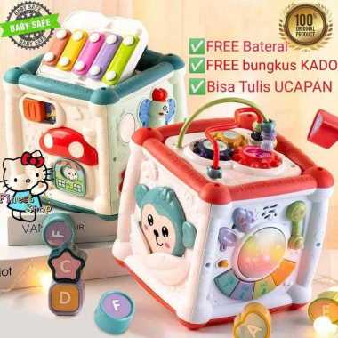Kotak Mainan Anak Puzzle Xylophone Baby Box Multifungsi Musik Toys