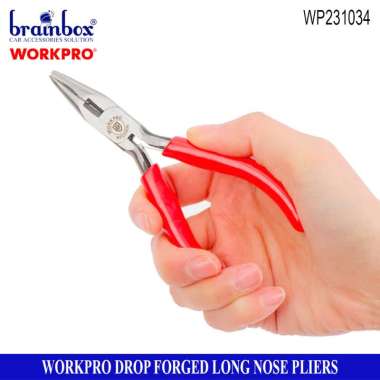 Workpro WP231034 Tang Buaya Mini 5inch Jepit Lancip Mini Long Nose Pliers