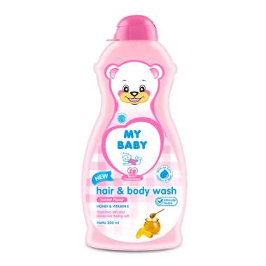 MY BABY Hair and Body Wash Bath 2in1 200ml HONEY & VIT E