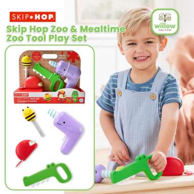 Mainan Edukasi Anak - Skip Hop Zoo & Mealtime Zoo Tool Play Set
