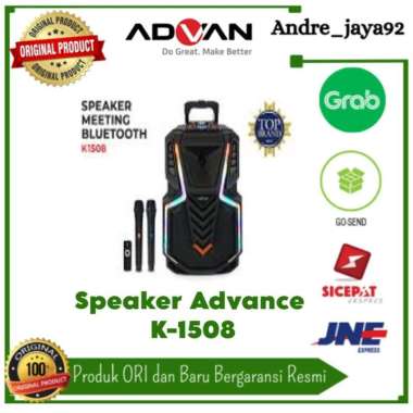 Speaker Meeting Advance Bluetooth Salon Aktif 15" Gratis 2 Mic K-508
