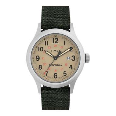 Jam Tangan Pria Timex Expedition North TW2V65800 Sierra Brown Dial Green Fabric Strap