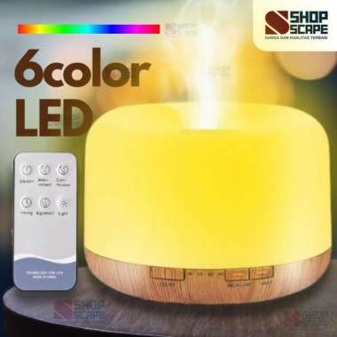 500ml Air Diffuser Humidifier Aromatherapy Aestetic Aroma terapi Coklat