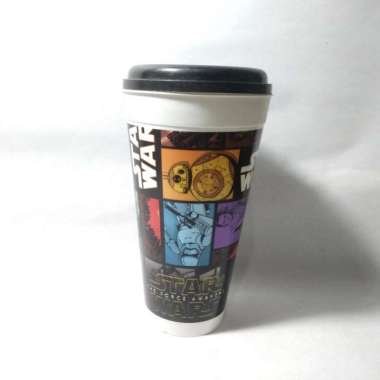 Gelas Minum Tumbler Cineplex 21 XXI Star Wars Starwars Movie Cafe Toys