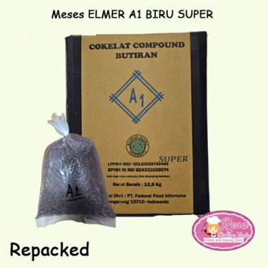 Coklat Butir Meses Elmer A1 Biru Super 1Kg