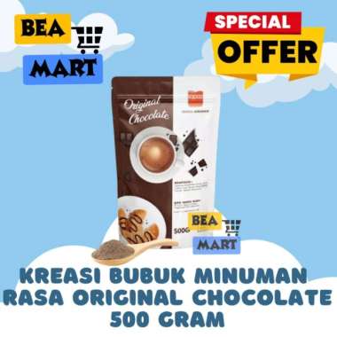 Kreasi Bubuk Minuman Rasa Cokelat 500gr | Serbuk Minuman Coklat Bubble Boba Kekinian | Original Choc