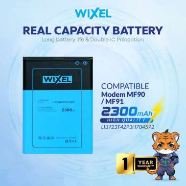 WIXEL Baterai LI3723T42P3H704572 Modem Wifi ZTE MF90 / MF91 Double Power Real Capacity Batre Batrai 