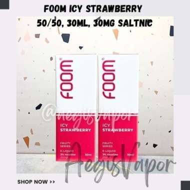 FOOM ICY SERIES SALTNIC 30ML 30MG ICYSTRAWBERRY