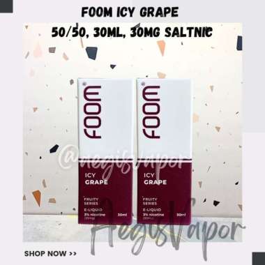 FOOM ICY SERIES SALTNIC 30ML 30MG ICYGRAPE