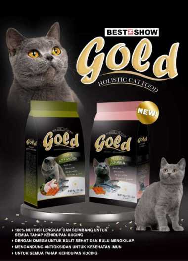 GOLD CAT FOOD 9.75 KG HOLISTIK MAKANAN KUCING KARGO LEZAT URINARY ADLT SLMN CHKN
