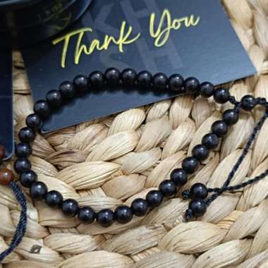 Gelang kokka kaukah asli motif merica besertifikat Cokelat