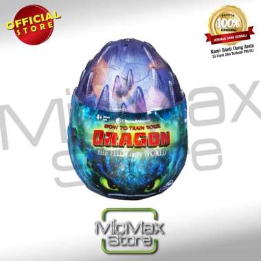 How To Train Your Dragon Hidden World Plush 3inch Egg 66623 Ungu
