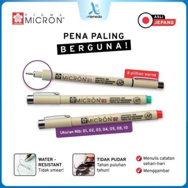 Drawing Pen Sakura Pigma Micron 01 - 08 03 - BLUE
