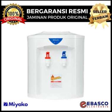 Dispenser Miyako 186 Galon Atas 350 Watt 2 Kran