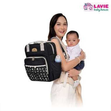 Mom's Baby Tas Bayi Ransel Pomello MBT3078 black