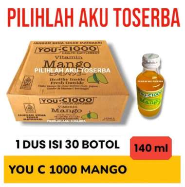 You C 1000 / YOU C1000 MANGO vitamin C 140ml - (1 DUS + Bubble Wrap)