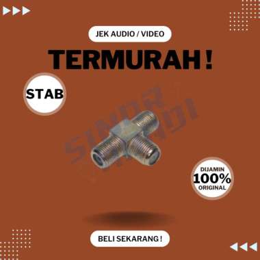 Splitter T Antena Besi Tanpa Drat