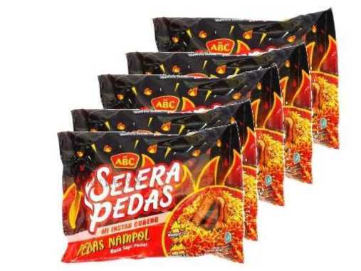 MIE INSTANT ABC 80GR SELERA PEDAS GORENG PEDAS NAMPOL