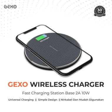 Gexo Universal Wireless Charger Fast Charging Station Base 2A 10W