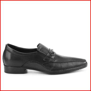 PLAYBOY SEPATU PANTOFEL PRIA ORIGINAL KULIT ASLI ORI FORMAL SLIP ON HITAM BLACK PL38