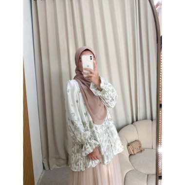 Claudia Pattern Blouse Khaki