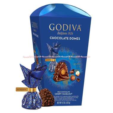 Godiva Chocolate Domes 120gr Milk Chocolate Crispy Hazelnut Coklat Kriuk Double Chocolate Dark Choco