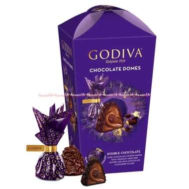 Godiva Chocolate Domes 120gr Milk Chocolate Crispy Hazelnut Coklat Kriuk Double Chocolate Dark Choco