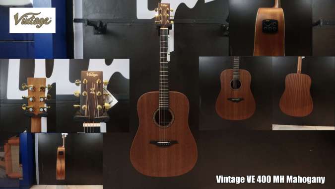 Vintage VE Series 6-Strings Acoustic-electric Guitars VE-900-MH