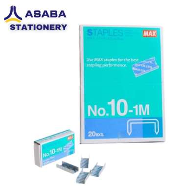 Staples/ Isi / Refill Stapler Max 10-1M Box 20 Pcs