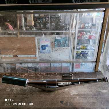 Knalpot Suzuki Tornado GS Chrome Original Suzuki