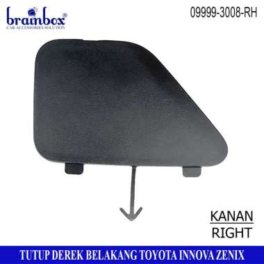 Tutup Derek Belakang Toyota Innova Zenix Bumper Towing Cover Kanan