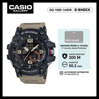 G-Shock Jam Tangan Pria GG-1000-1A5DR Analog Digital Water Resistance Grey