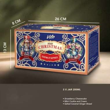 Parcel Hampers Bingkisan Natal Vilo Gelato Dessert - Nutcrackers Box Nutcrackers Box