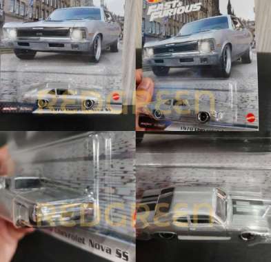 mainan anak diecast Hotwheels Premium Fast & Furious 1970 Chevrolet Nova SS