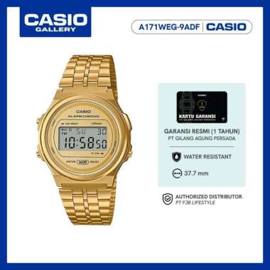 Casio Jam Tangan A171WEG-9ADF Digital Water Resistant