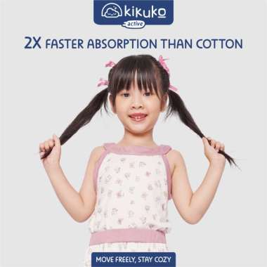 Kikuko Active Whimsy Wings - Baju Setelan Anak Perempuan 110 (2-3 Tahun)