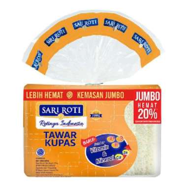 Sari Roti Tawar Kupas Jumbo 300 g