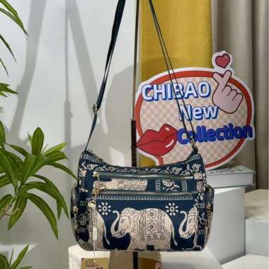 Tas Selempang CB Chibao 8896-QDX Gajah Wanita QDX 8896 Gajah Toska