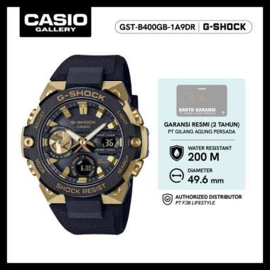 G-Shock G-Steel Jam Tangan GST-B400GB-1A9DR Original Analog Digital