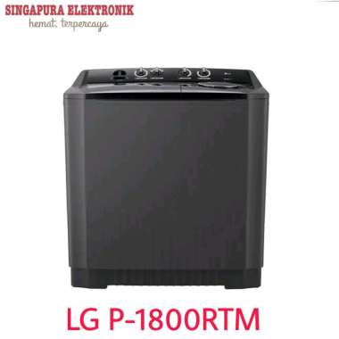 LG Mesin Cuci 2 Tabung 18kg P-1800RTM