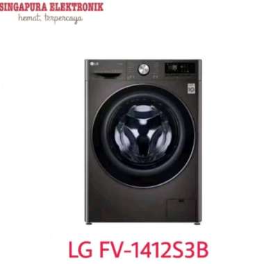 LG Mesin Cuci 1 Tabung Bukaan Depan 12kg FV-1412S3B