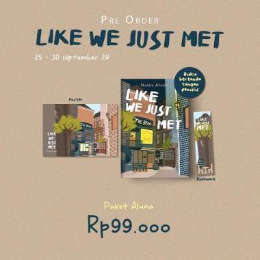 Novel Like We Just Met Bye Nanda Afandi