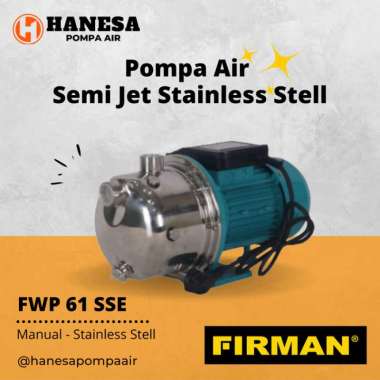 Firman FWP 61 SS Pompa Semi Jet Stainless
