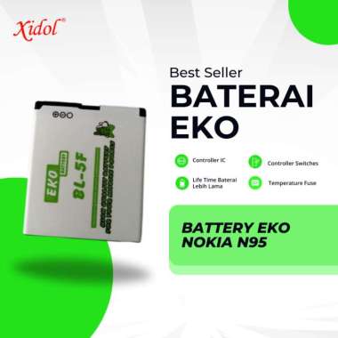 BATERAI EKO untuk NOKIA N95 Bergaransi