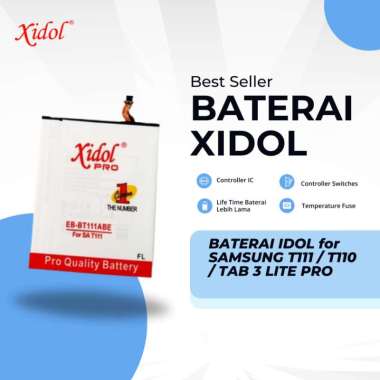 BATERAI XIDOL for SAMSUNG T111 / T110 / TAB 3 LITE PRO BERGARANSI
