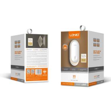LDNIO Lampu Tidur Y1 Y2 LED Night Lamp Intelligent Light-sensing Touch Sensor Annular 360° Automatic