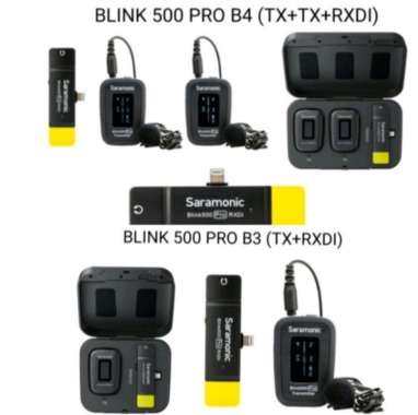 Saramonic Blink 500 PRO B3 Clip on Wireless Microphone Mic Camera Smartphone Blink500 B3 PRO Apple i