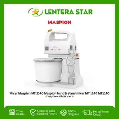 Mixer Maspion MT 1140 Maspion hand & stand mixer MT 1140 MT1140 maspion mixer com