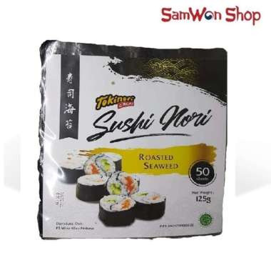 TOKINORI SUSHI NORI ROASTED SEAWEED 50 SHEETS - RUMPUT LAUT GIMBAB 50 LEMBAR