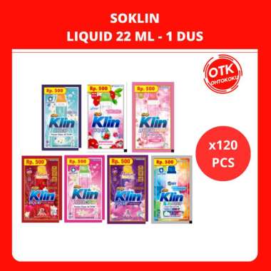 Promo Harga SO KLIN Liquid Detergent + Softergent Pink 22 ml - Blibli